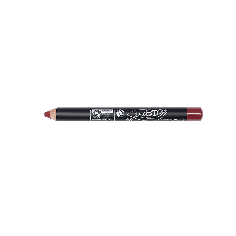 Crayon à Lèvres  16 - All over- épais (no vegan) Rouge - 2,3 g - PUROBIO COSMETICS