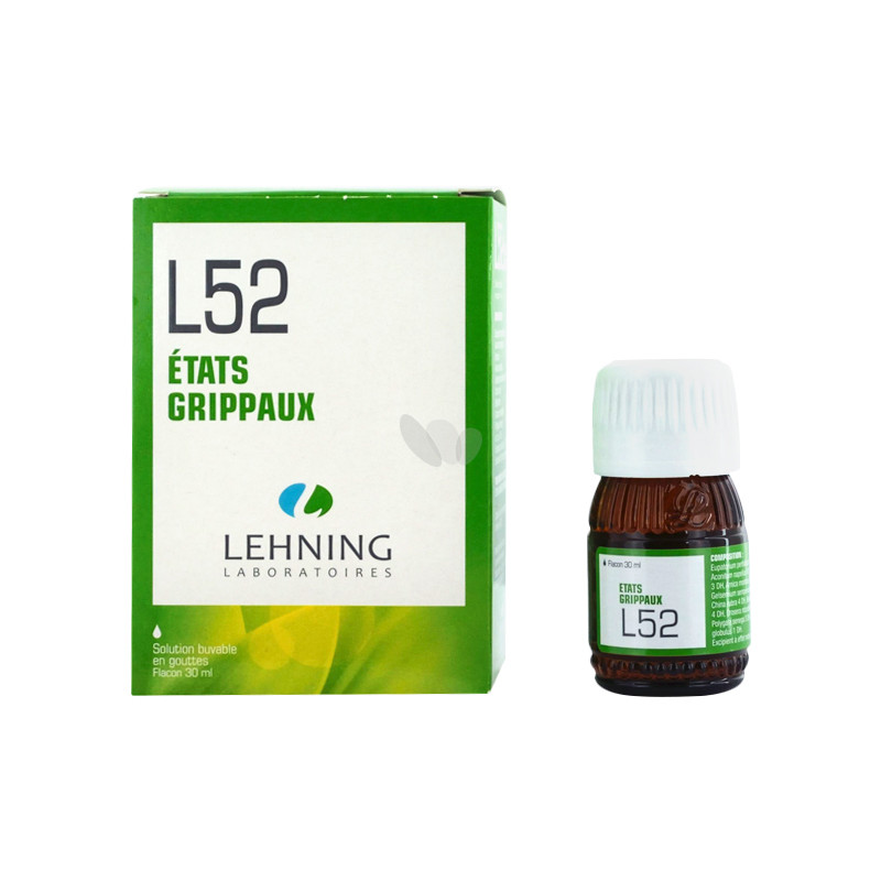 L52 - Solution buvable en gouttes - 30 ml - LEHNING