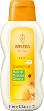 Huile de massage douceur calendula BB - 200 ml - WELEDA