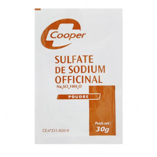 Sulfate de Sodium Officinal - 30 g - COOPER
