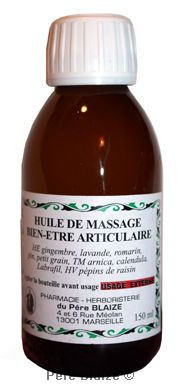 Huile de massage bien-être articulaire - 150 ml - PÈRE BLAIZE
