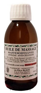 Huile de massage raffermissante anti-eau, anti-cellulite - 150 ml - PÈRE BLAIZE