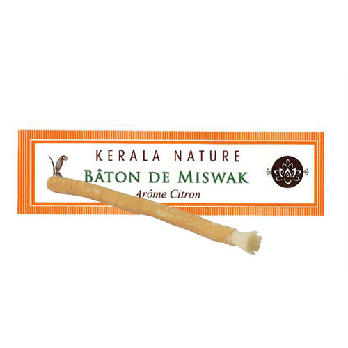 Bâton de Miswak - Citron - KERALA NATURE