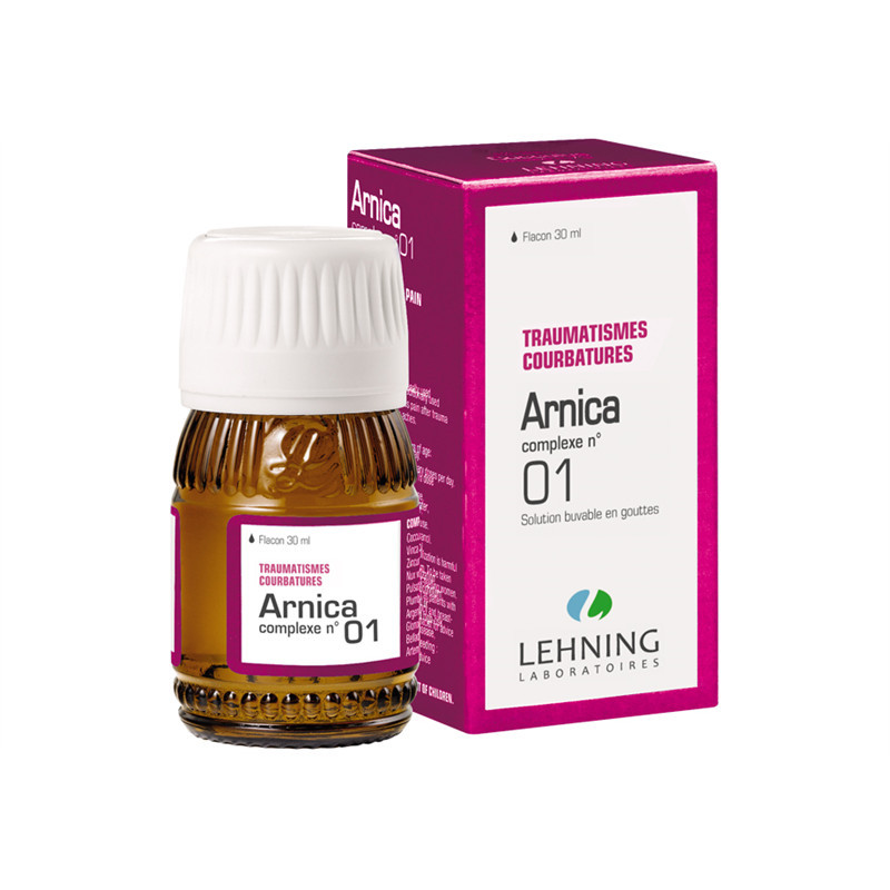 Arnica n°1 - Solution buvable en gouttes - 30 ml - LEHNING