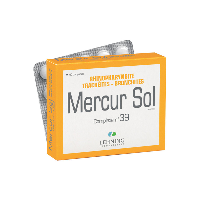 Mercurius solubilis n°39 - 60 comprimés - LEHNING