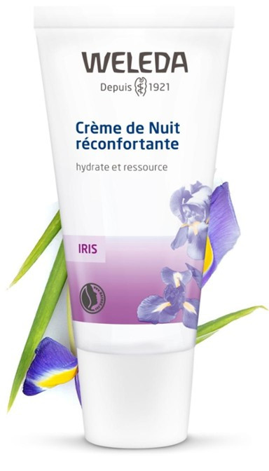 Crème de nuit réconfortante - Iris - 30 ml - WELEDA
