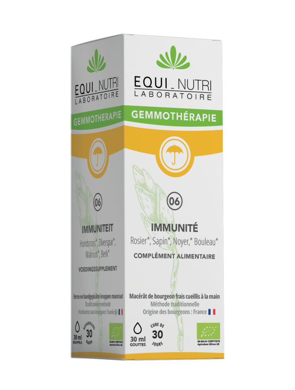 Bourgeons BIO - N°06 immunité - 30 ml - EQUI-NUTRI