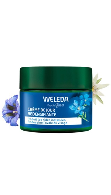 Crème de jour redensifiante - Gentiane bleue et edelweiss - 40 ml - WELEDA