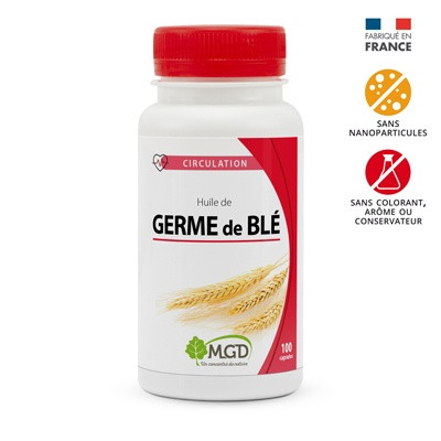 Blé (huile de germe + vit.e) - 100 capsules - MGD