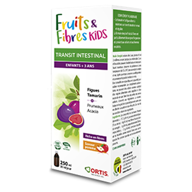 Fruits & fibres kids sirop - 250 ml - ORTIS