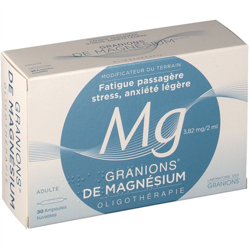 Granions de Magnésium - 30 ampoules - GRANIONS