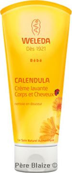 Crème lavante corps et cheveux - Bébé - Calendula - Duo - 2 x 200 ml - WELEDA