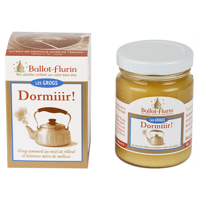 Grog Dormiiir - sommeil au miel et mélisse - 125 g - BALLOT-FLURIN