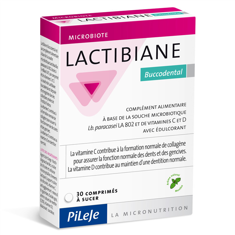 Lactibiane buccodental - 30 comprimés - PILEJE