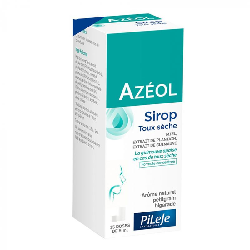 Azéol sirop toux sèche - 75 ml - PILEJE