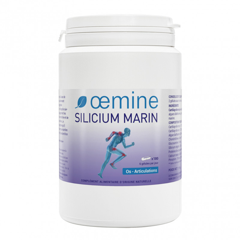 Silicium marin : cartilage de requin - 180 gélules - OEMINE