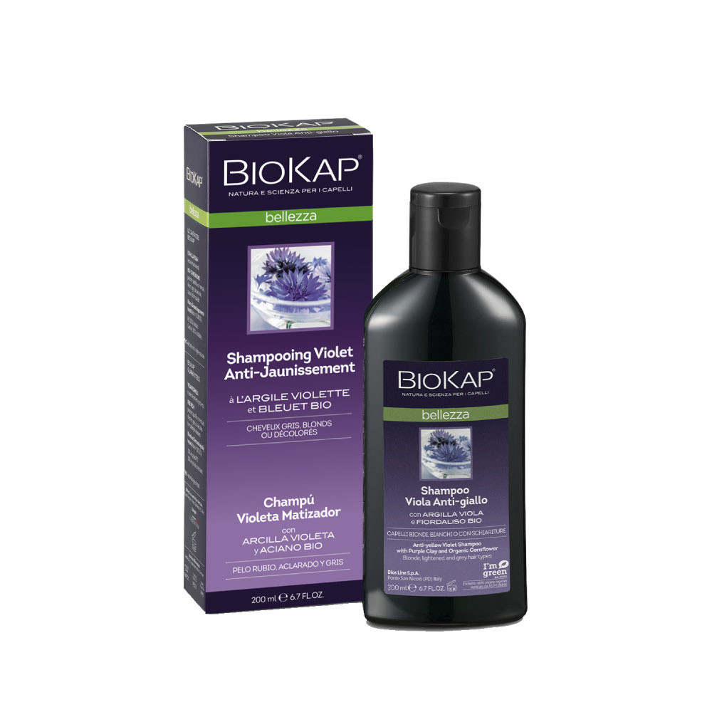 Shampooing violet anti-jaunissement - 200 ml - BIOKAP