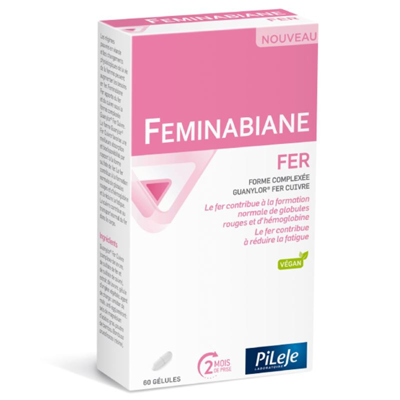 Feminabiane fer - 60 gélules - PILEJE