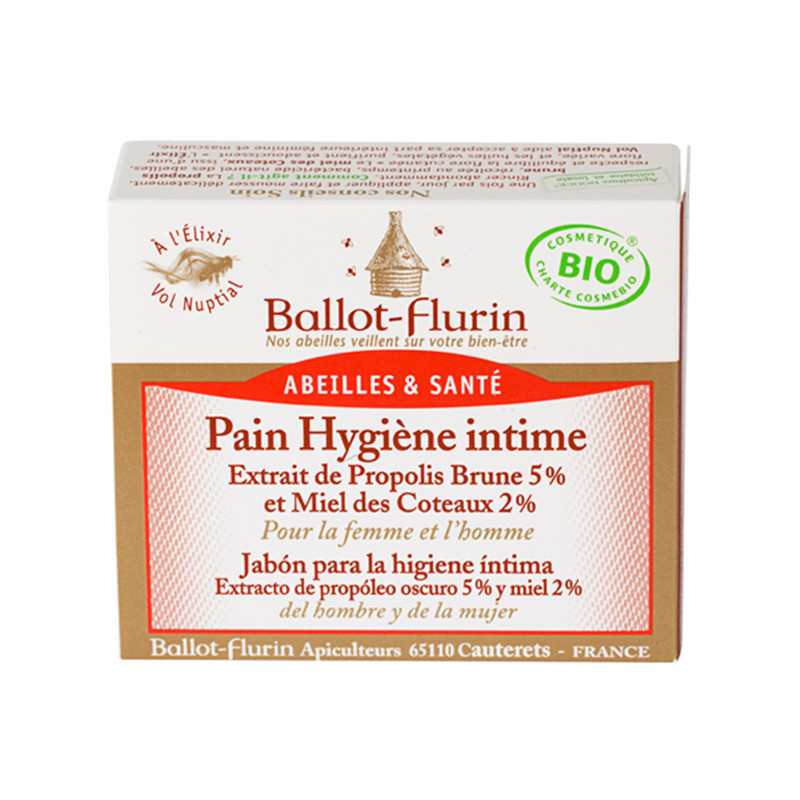 Pain hygiène intime BIO - 100 g - BALLOT-FLURIN