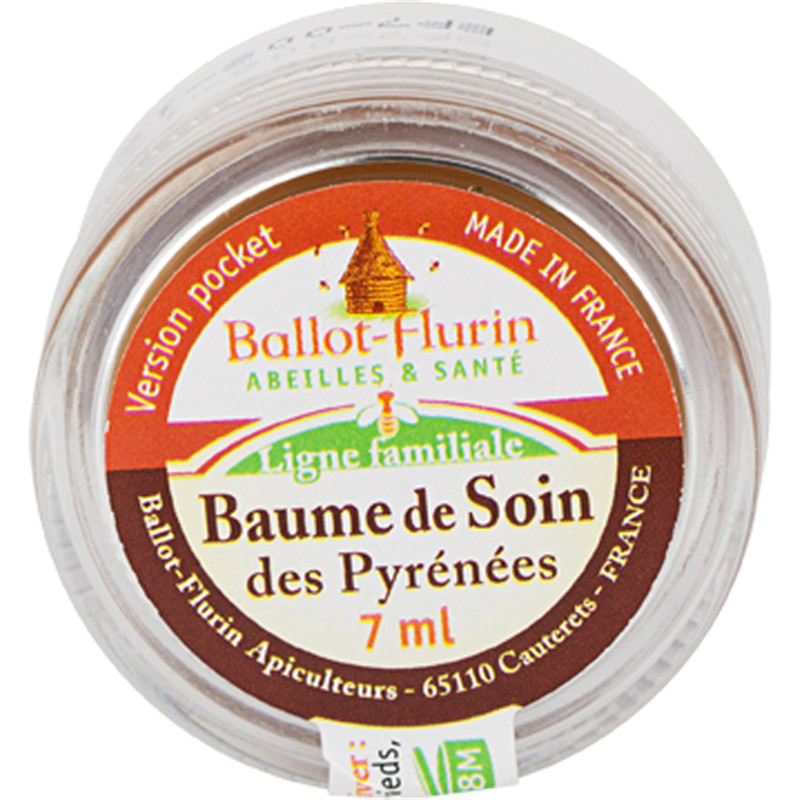 Baume de soin des Pyrénées version pocket - 7 ml - BALLOT-FLURIN