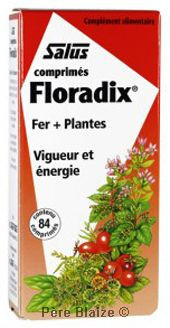 Floradix fer + plantes - 84 comprimés - SALUS