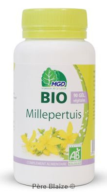 Millepertuis BIO (Sommite fleurie, Hypericum perforatum) - 90 gélules - MGD