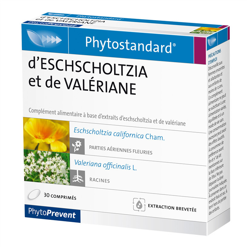 Eschscholtzia Valériane - 30 comprimés - PHYTOSTANDARD - PILEJE