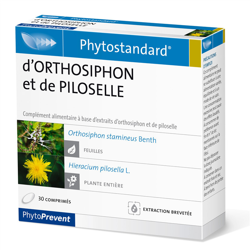 Orthosiphon Piloselle - 30 comprimés - PHYTOSTANDARD - PILEJE