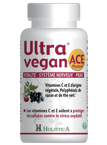 Ultra Vegan ACE (Physioxid) - 40 gélules - HOLISTICA