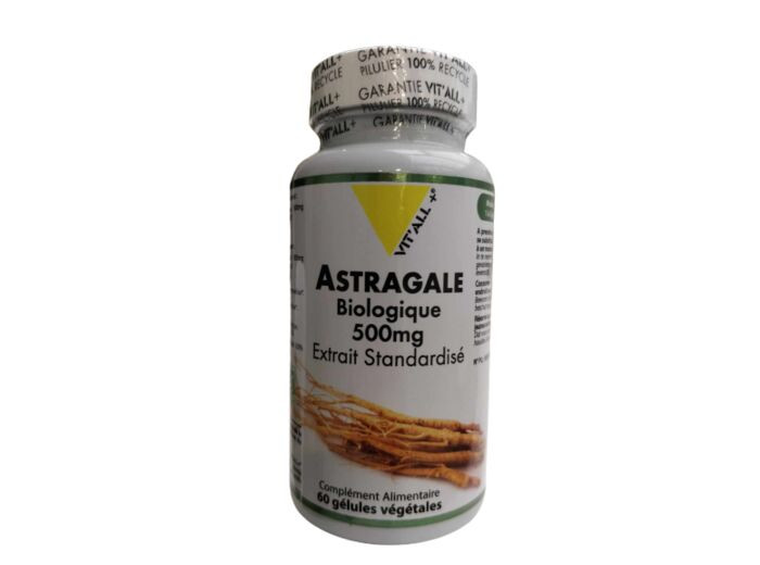 Astragale 500 mg - Extrait standardisé - 60 gélules - VIT'ALL+