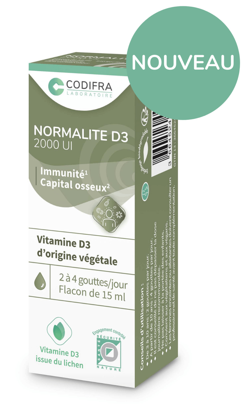 Normalite D3 2000 UI - 15 ml - CODIFRA