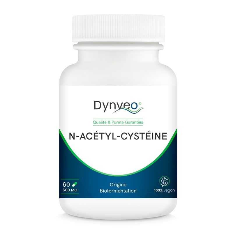 N-acétyl cystéine (NAC) dosée à 600 mg - 60 gélules - DYNVEO