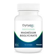 Magnésium bisglycinate chélaté 800 mg - 60 Gélules - DYNVEO