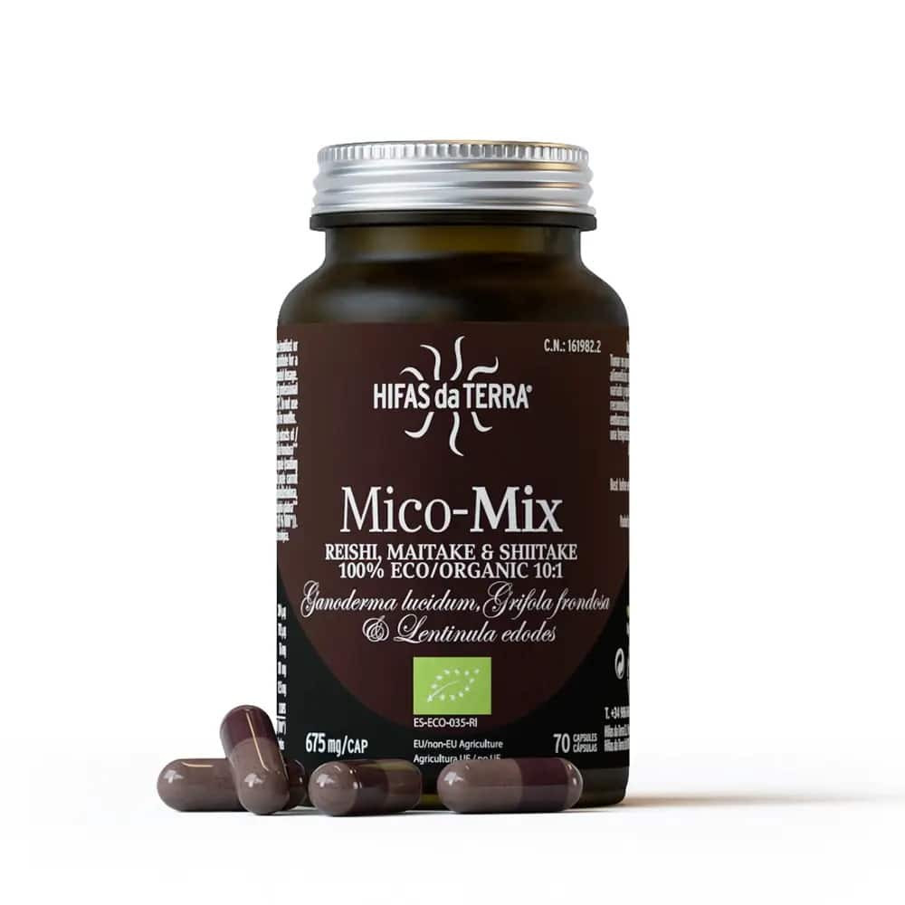 Mico-mix - Synergie 3 champignons - 70 gélules - HIFAS DA TERRA