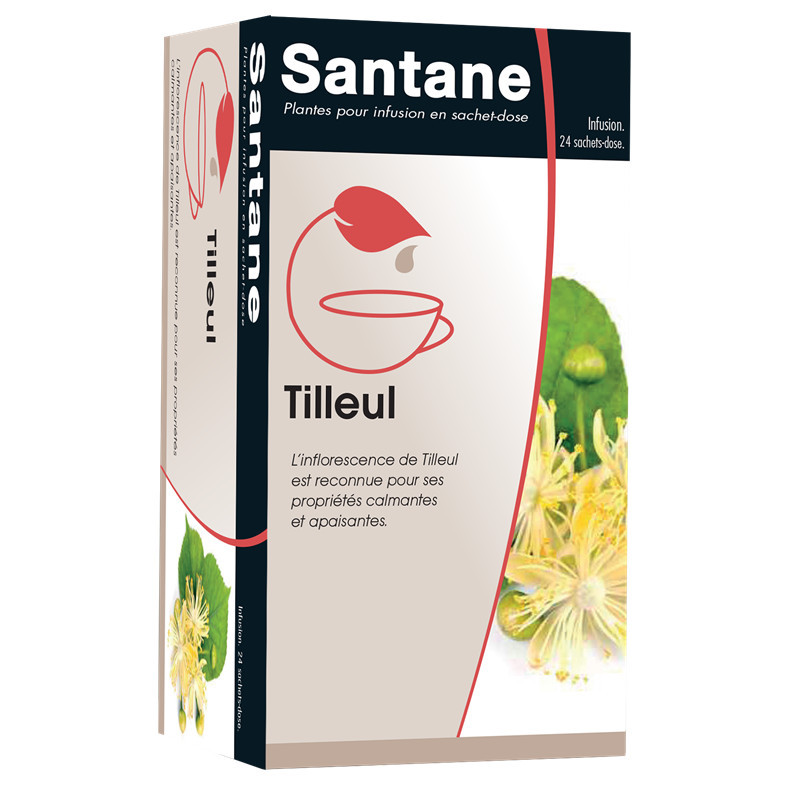 Tisane Tilleul - 24 sachets (1,3 g) - SANTANE - IPHYM