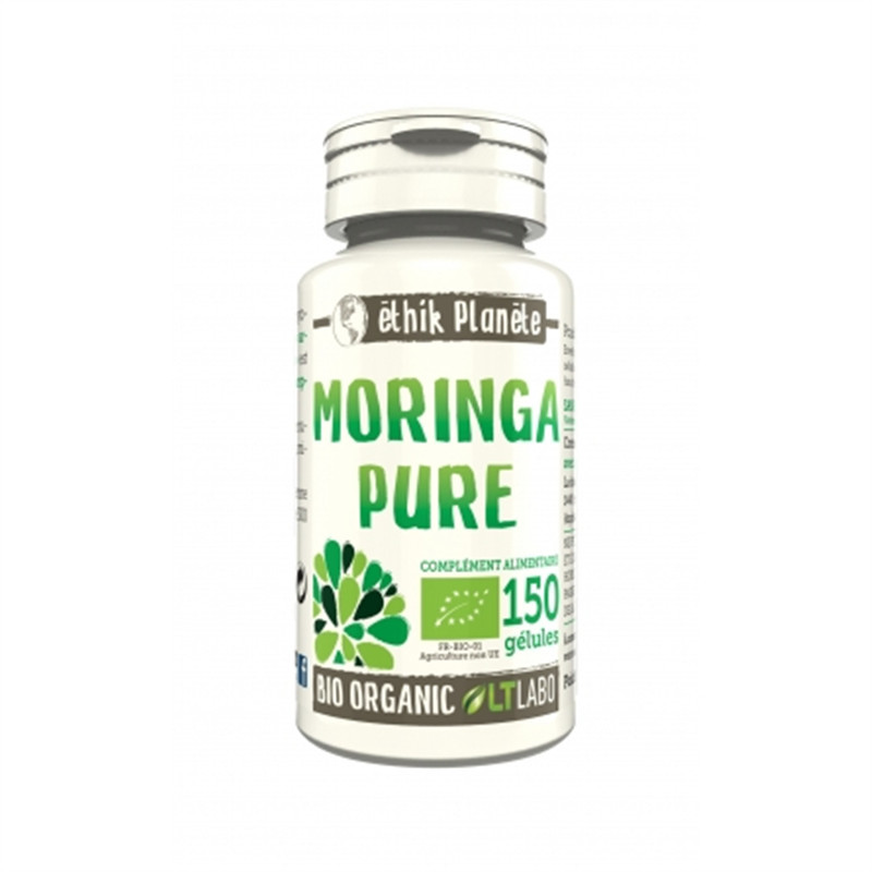 Moringa pure BIO - 120 gélules - LT LABO