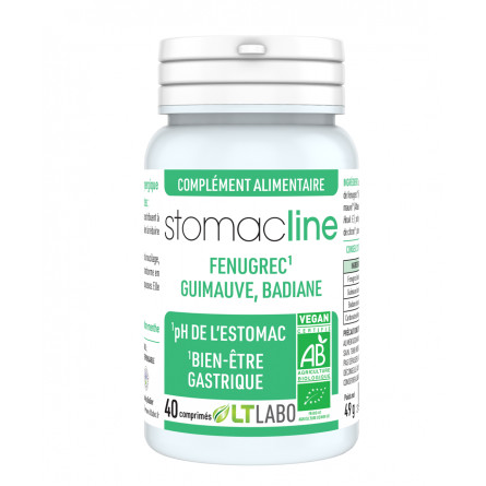 Stomacline - Bien-être digestif - 40 comprimés - LT LABO