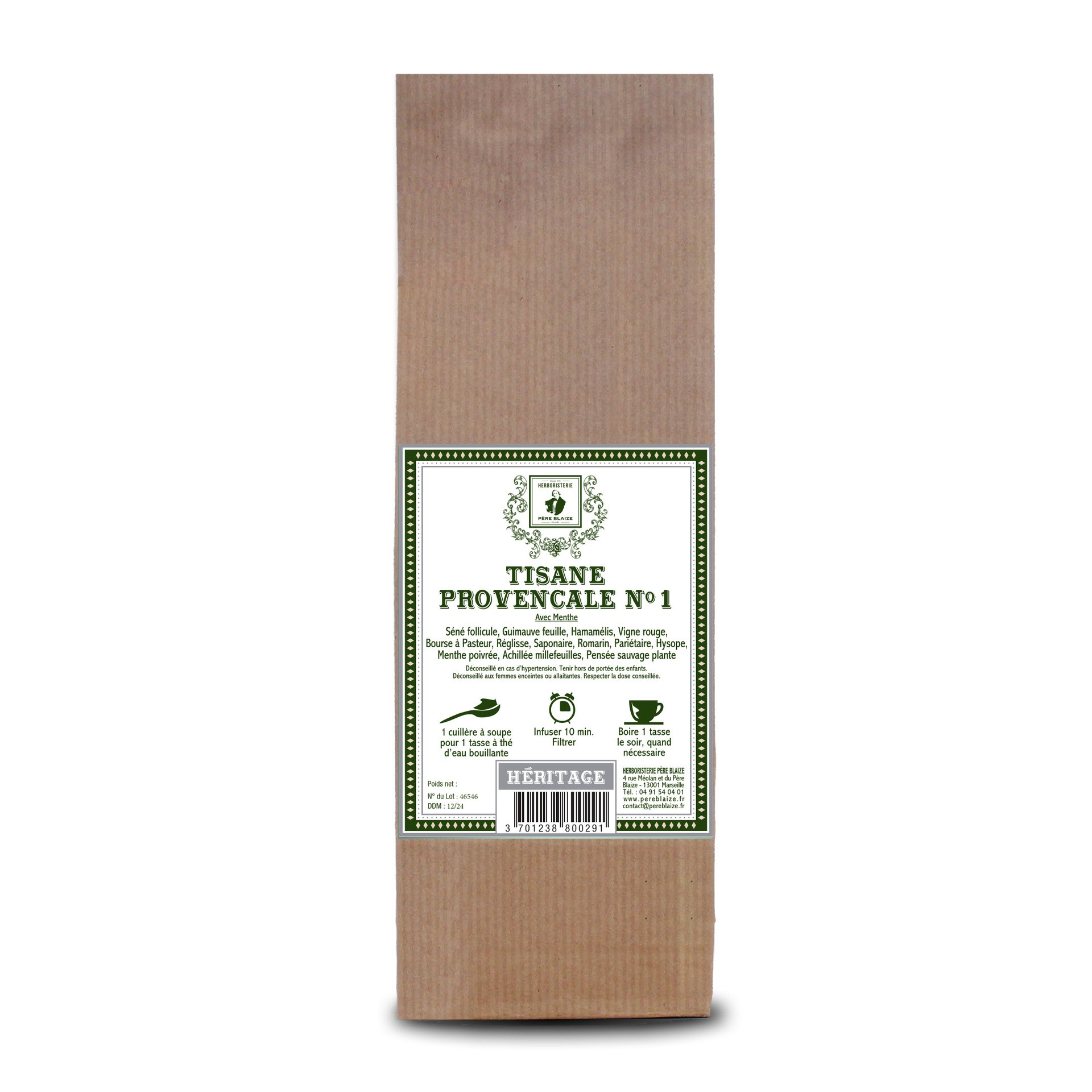 Tisane Provencale n°1 avec menthe - 100 g - PÈRE BLAIZE