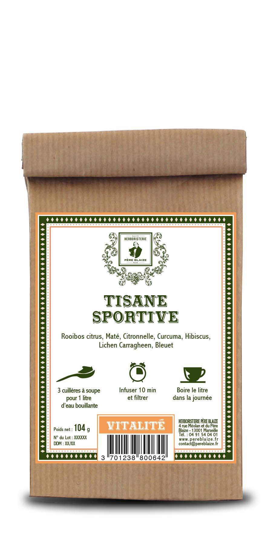 Tisane Sportive - 100 g -...