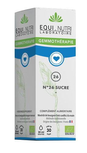 Bourgeons BIO - N°26 sucre - 30 ml - EQUI-NUTRI