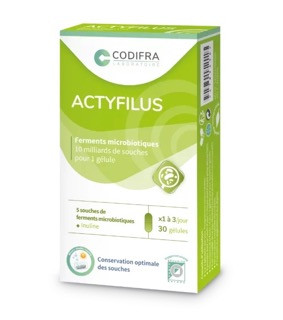 Actyfilus - 30 gélules - CODIFRA