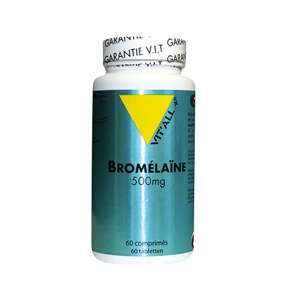 Bromelaïne 500mg Haute activité enzymatique 100 % végétal - 60 DRcaps - VIT'ALL+