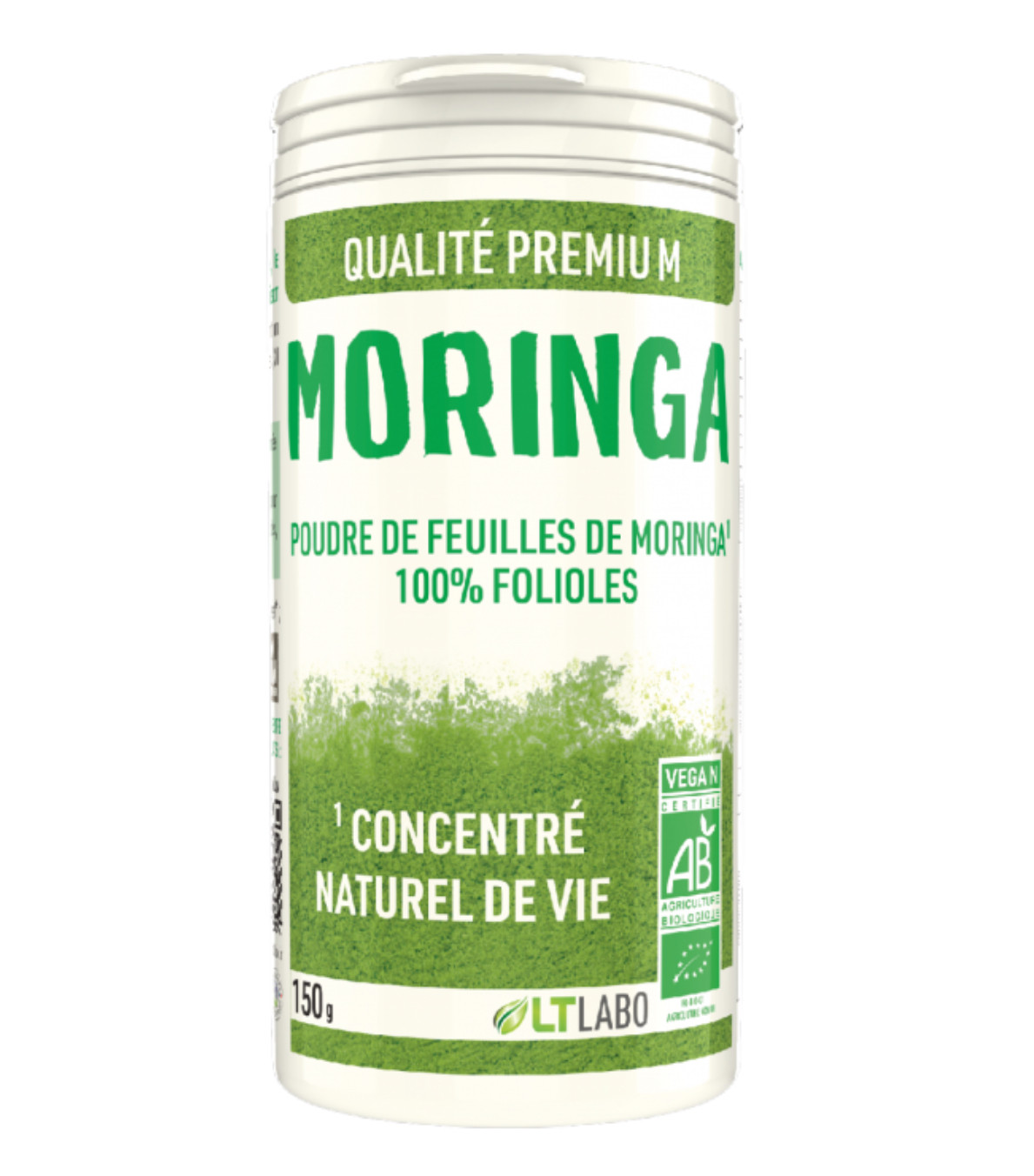 Moringa BIO poudre - 150 g - LT LABO