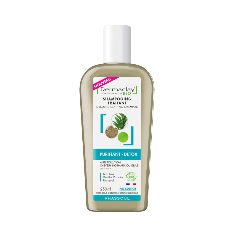 Shampooing BIO cheveux gras - 250 ml - DERMACLAY