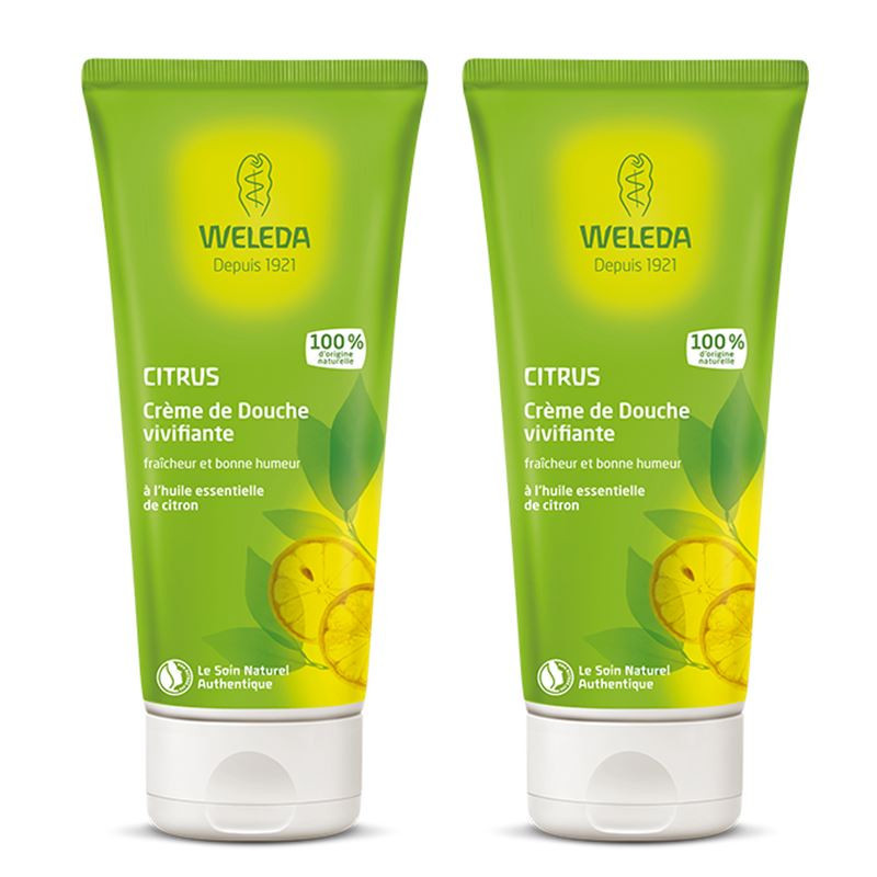 Creme de douche Duo - Citrus - 2 x 200 ml - WELEDA