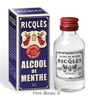 Alcool de Menthe - 5 cl - RICQLES