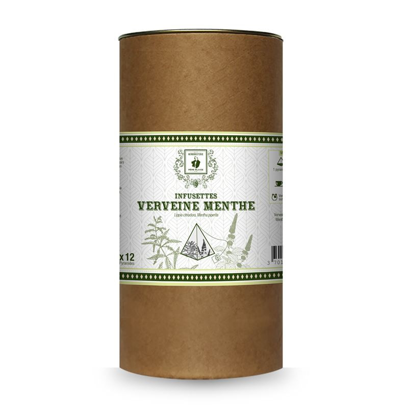 Infusettes pyramide Verveine - Menthe ( X12) - 15,6 g - PÈRE BLAIZE