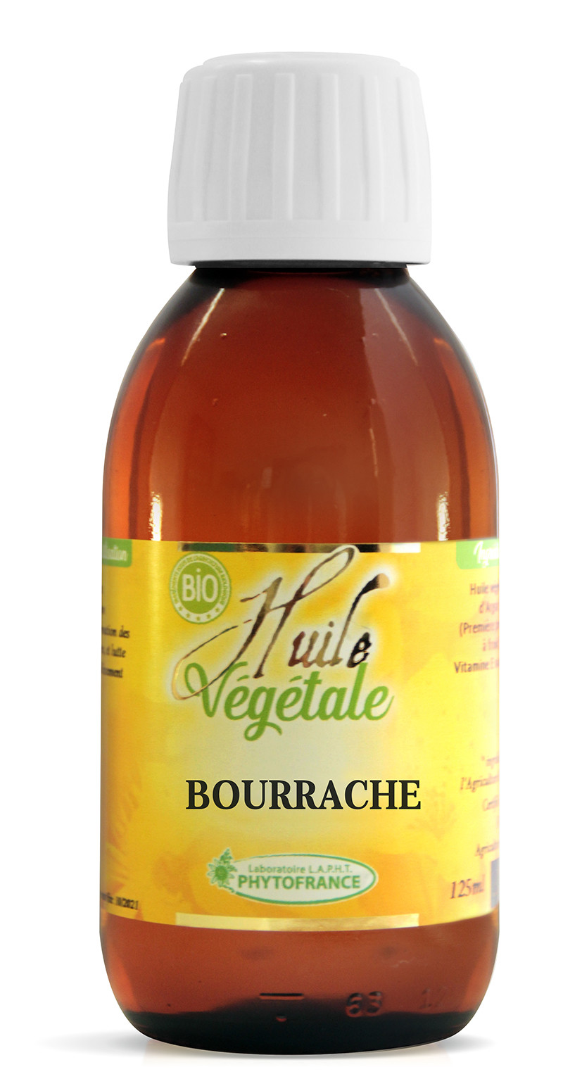 Huile Végétale de Bourrache BIO - 125 ml - PHYTOFRANCE