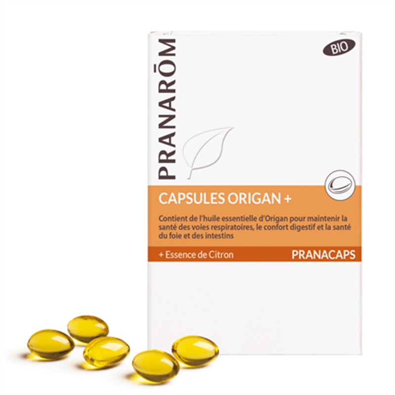 Capsules BIO Origan + Essence de Citron - 30 caps - PRANAROM