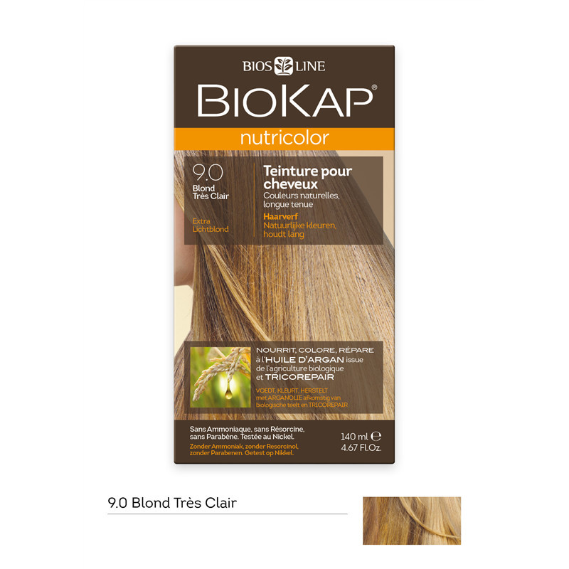 Nutricolor - Blond très clair 9.0 - 140 ml - BIOKAP